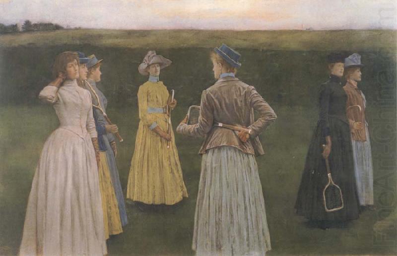 memories Lawn Tennis, Fernand Khnopff